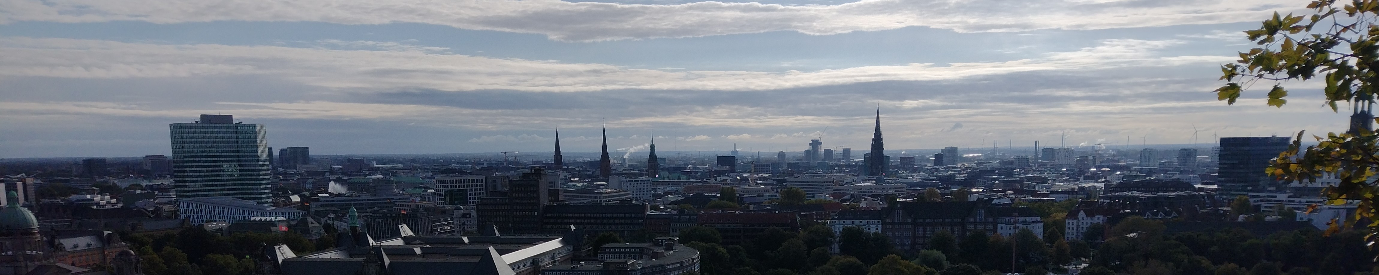 Hamburg - Blick vom Bunker Richtung Osten