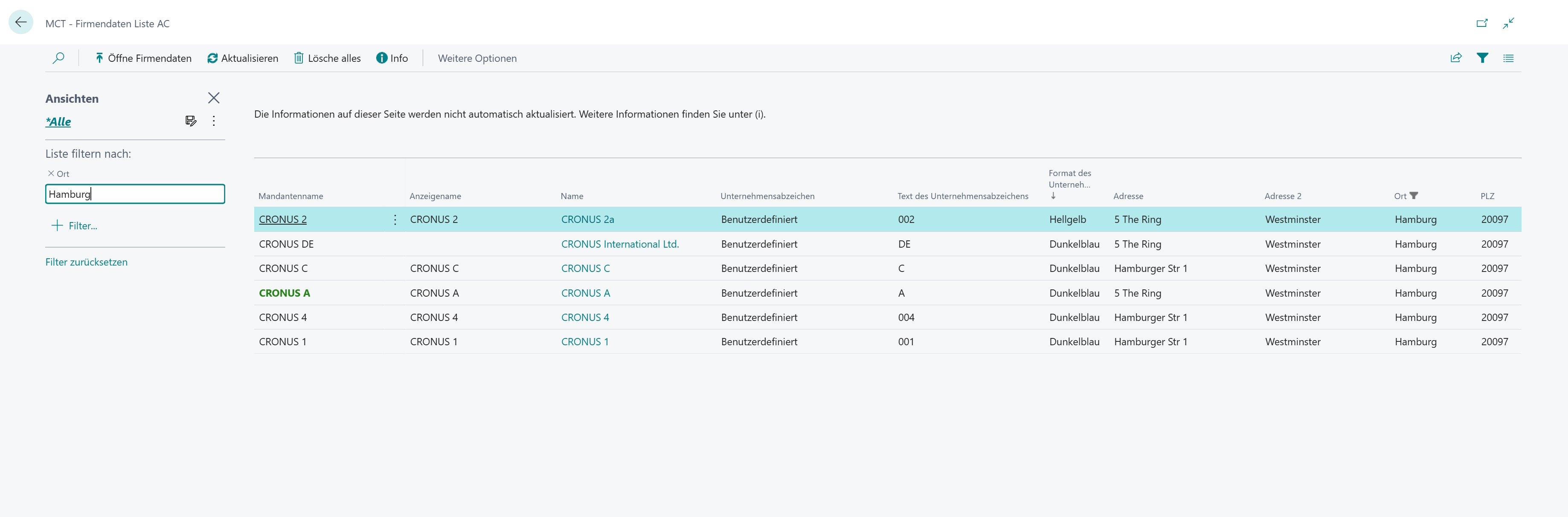 Seite 'MCT - Firmendaten Liste AC'